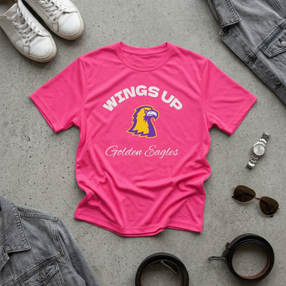 Wings Up Golden Eagles Moisture-Wicking Tee