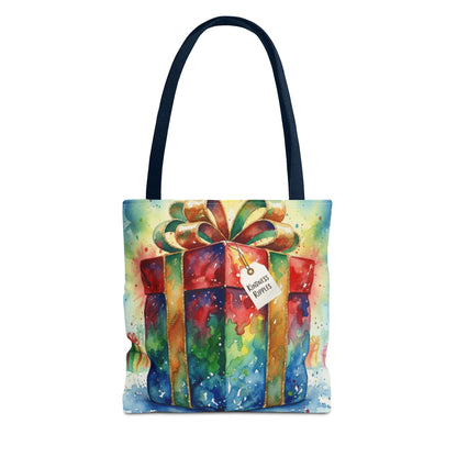 Colorful Gift Tote Bag - Perfect for Holidays & Celebrations -Simple message of Kindness - Reusable