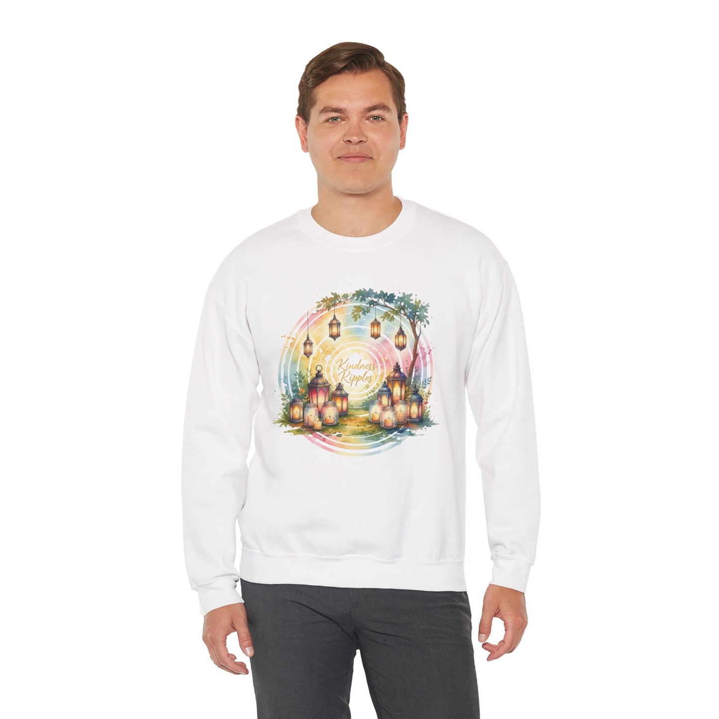 Whimsical Lanterns Unisex Crewneck Sweatshirt