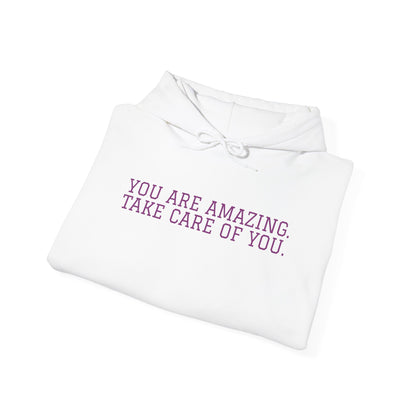 You Are Amazing Hoodie — Positive Message Dolly Sun Graphic Sweatshirt