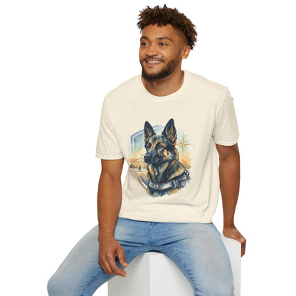 K9 German Shepherd Tribute T‑Shirt – Police Dog Memorial Tee - The Protector