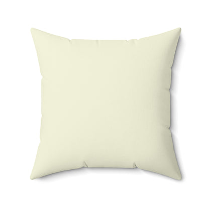 Kayaking Hearts of Hope Square Throw Pillow — Nature Lover Accent Pillow