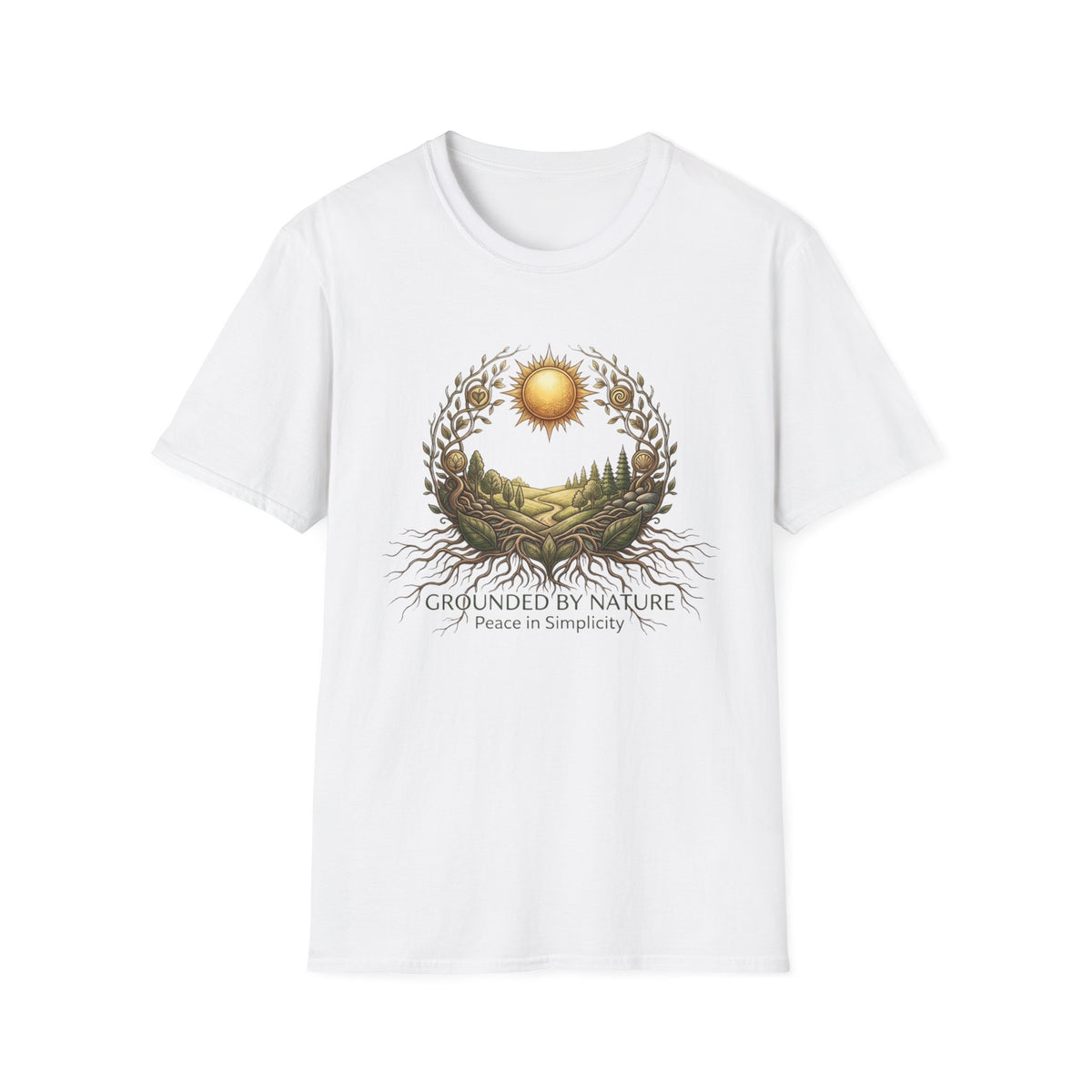 Nature Sunscape T-Shirt — Surrounded by Nature Graphic