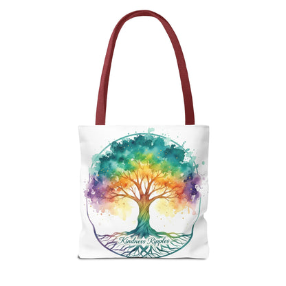 Colorful Kindness Tree Tote Bag