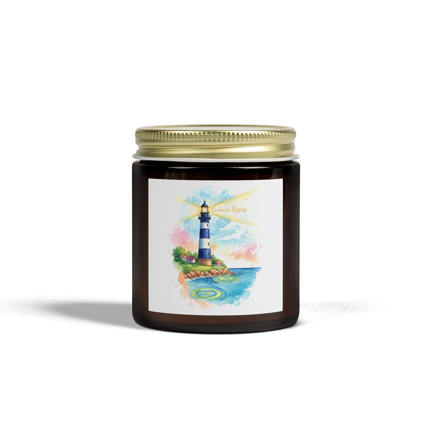 Lighthouse Scented Candle Collection - Coconut Apricot Wax (4oz)