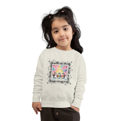 Adorable Penguin Toddler Sweatshirt for Winter Fun
