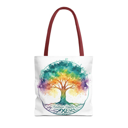 Colorful Kindness Tree Tote Bag