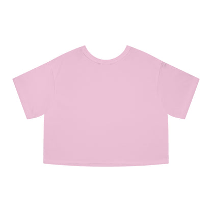 Pink Retro 'TTU' Cropped T-Shirt