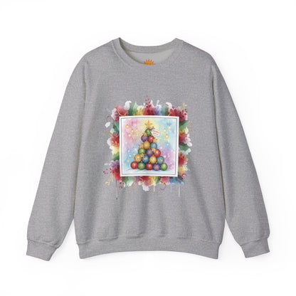“Festive Ornaments” Unisex Crewneck Sweatshirt - Cozy Holiday Vibes