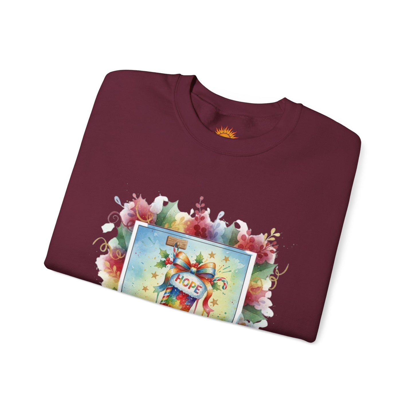 Hopeful Holiday Crewneck Sweatshirt