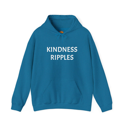 Kindness Ripples Unisex Heavy Blend Hooded Sweatshirt - Cozy and Inspiring Gift