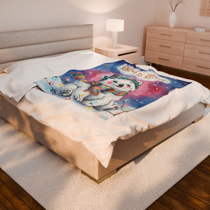 Kindness Ripples Plush Blanket for Cozy Comfort