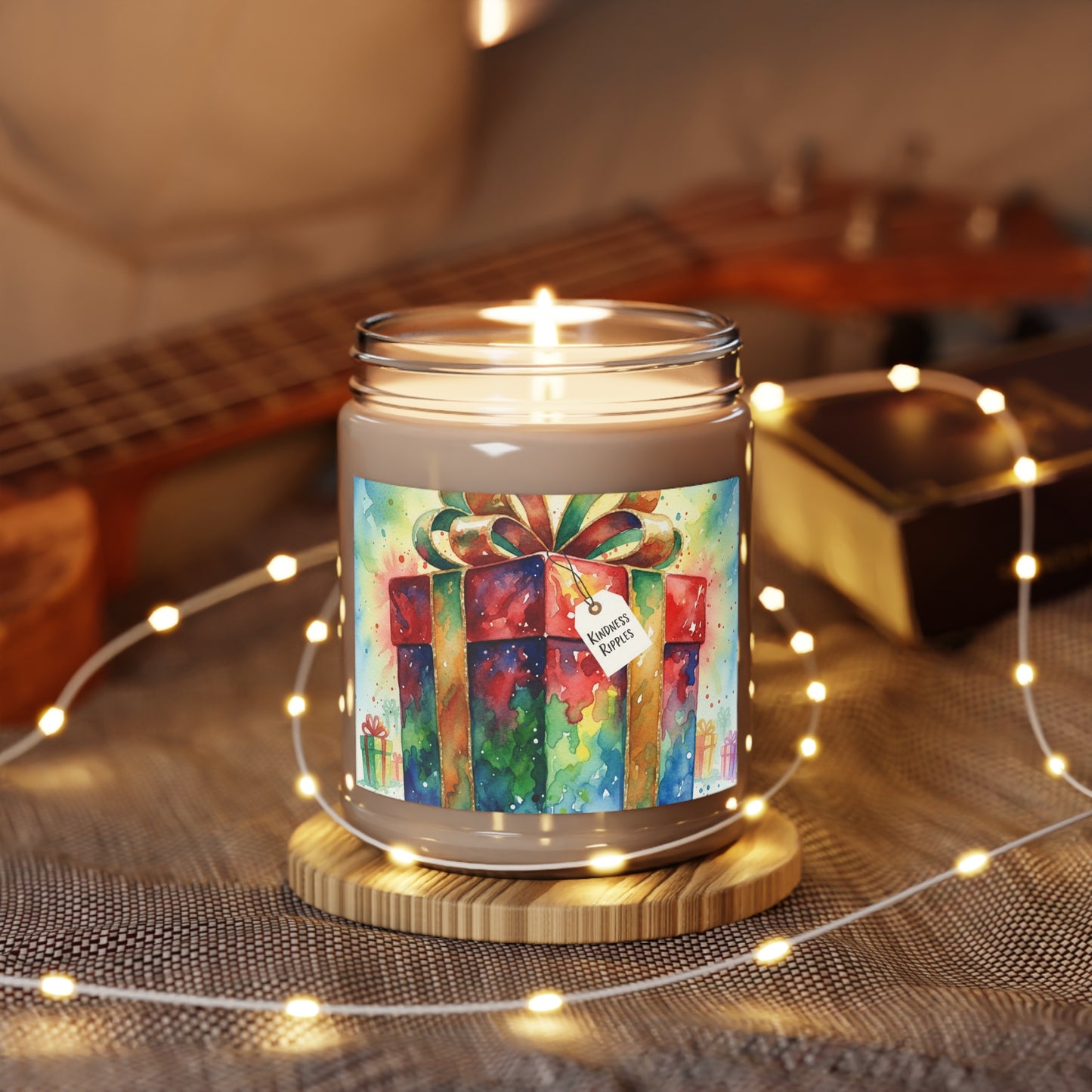 Festive Scented Soy Candle - 9oz Gift-Ready Design