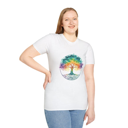 Vibrant Tree of Life Unisex Softstyle T-Shirt