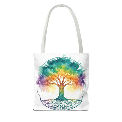 Colorful Kindness Tree Tote Bag
