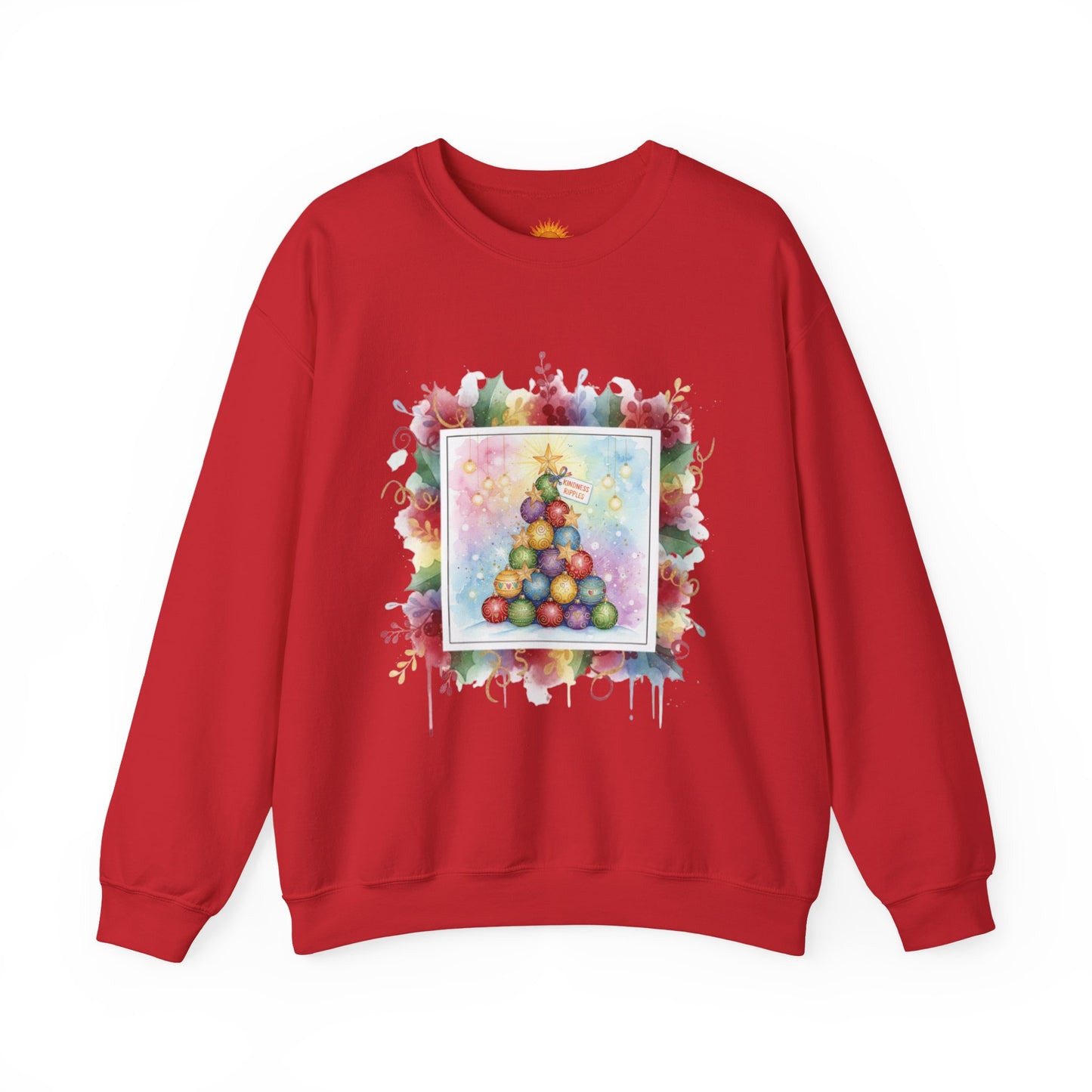 “Festive Ornaments” Unisex Crewneck Sweatshirt - Cozy Holiday Vibes