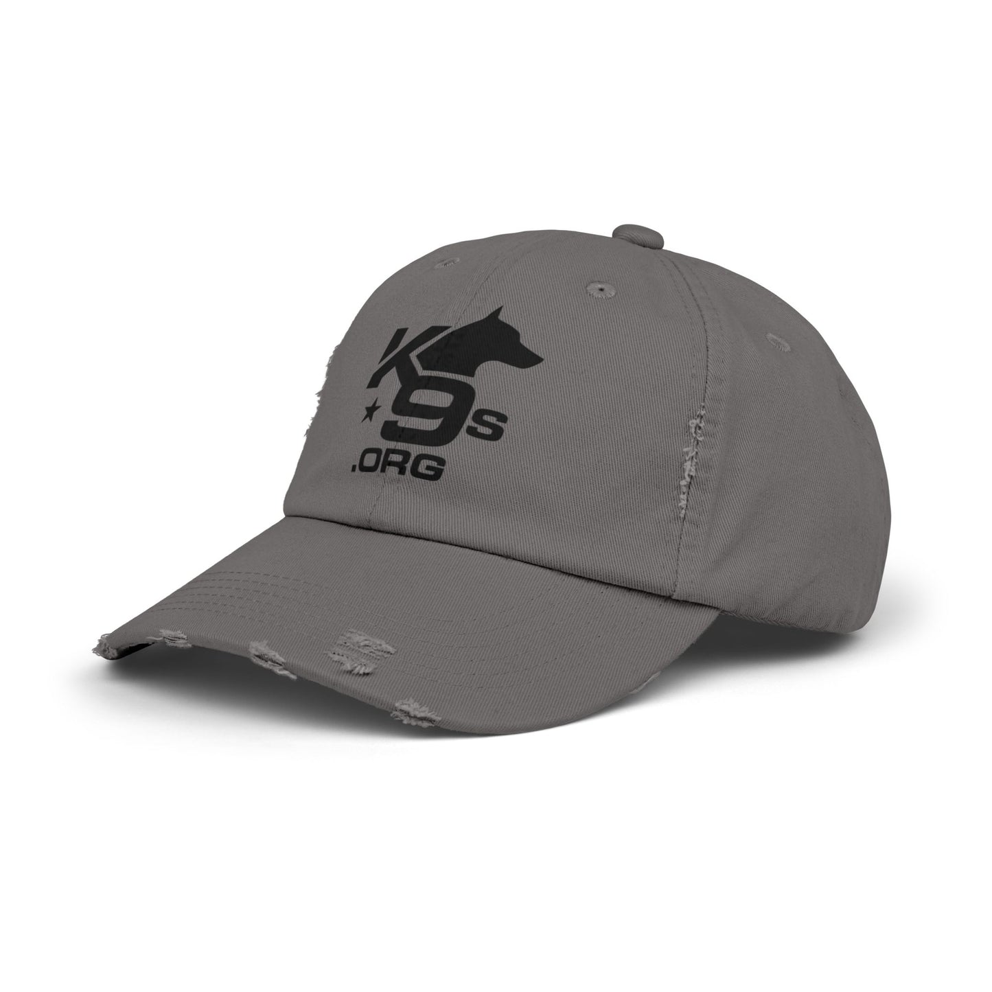 K9s.org Distressed Baseball Cap – Tactical Dog Rescue Logo Hat