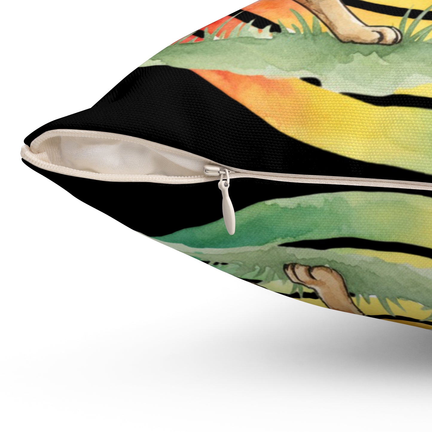 Kindness Ripples German Shepherd Pillow — Rainbow Retro Decorative Pillow