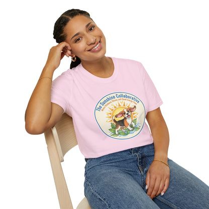 T-Shirt — 'The Sunshine Collaborative' Cute Beagle Sun Logo