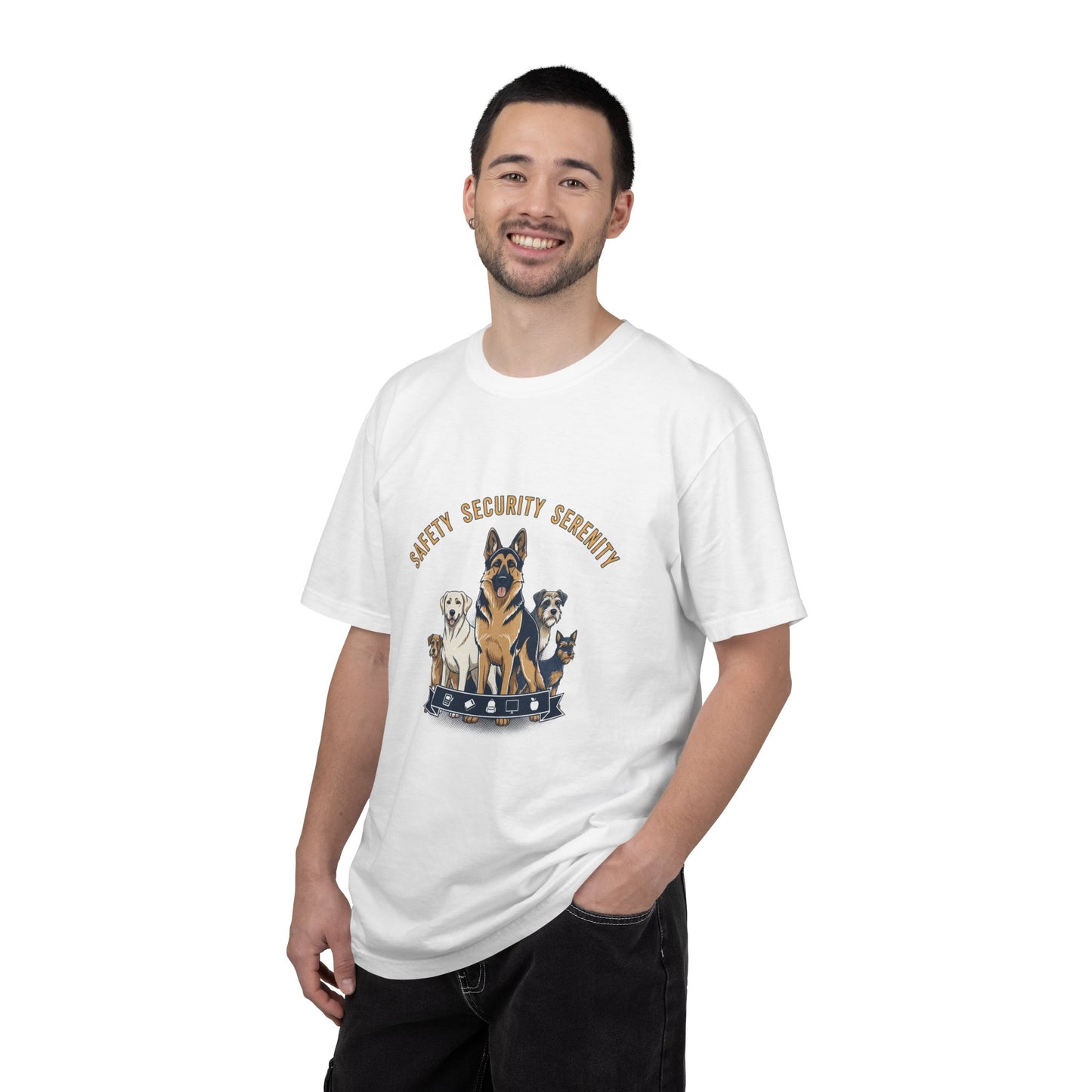 Safety Security Serenity T-Shirt — Dog Pack Graphic Tee