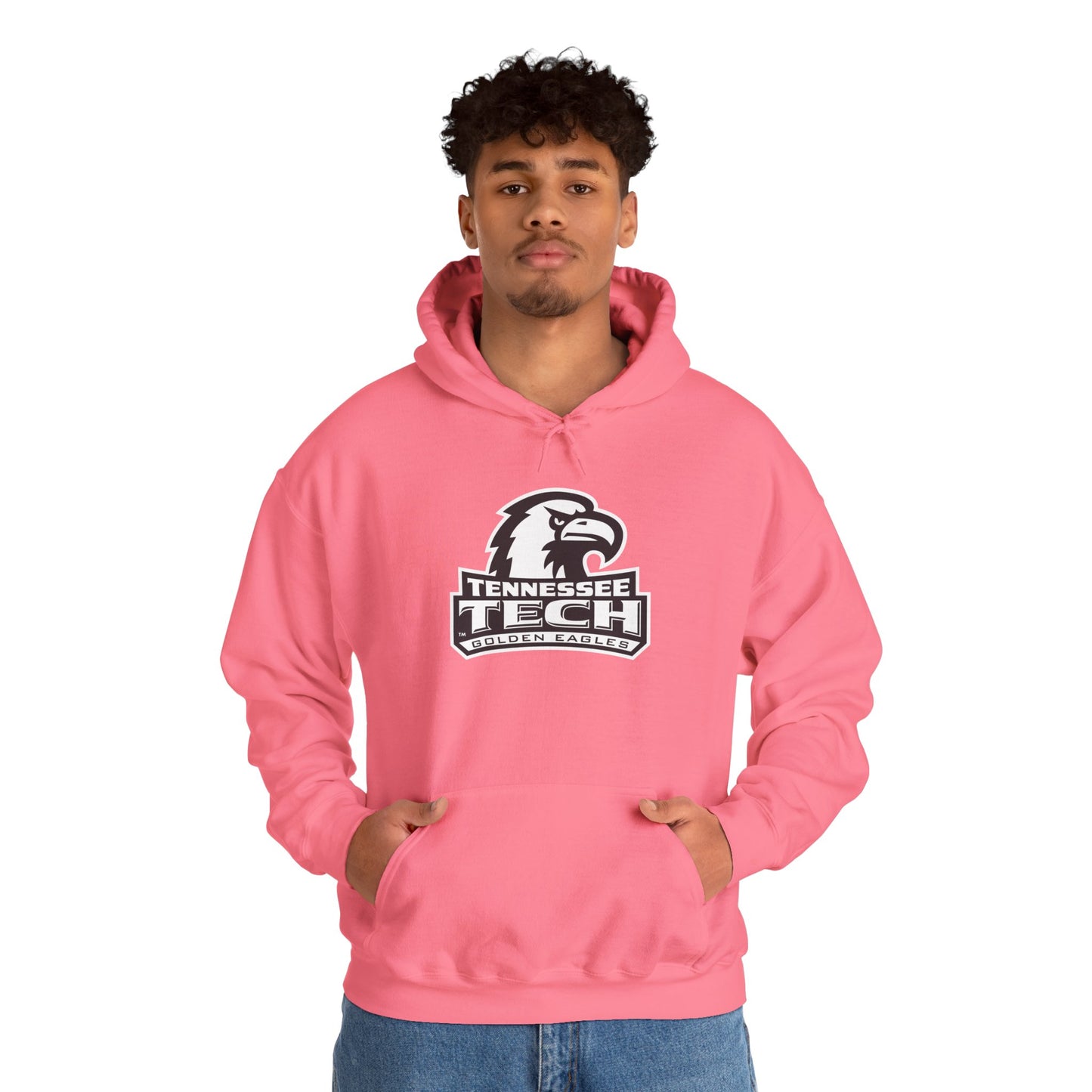 Tennessee Tech Eagles All-Pink Hoodie — College Logo Pullover for Game Day & Campus Wear
