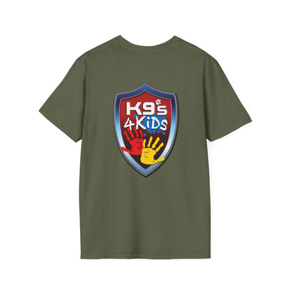 K9s.org Unisex T-Shirt with K9s4KIDs Logo Fundraiser Design