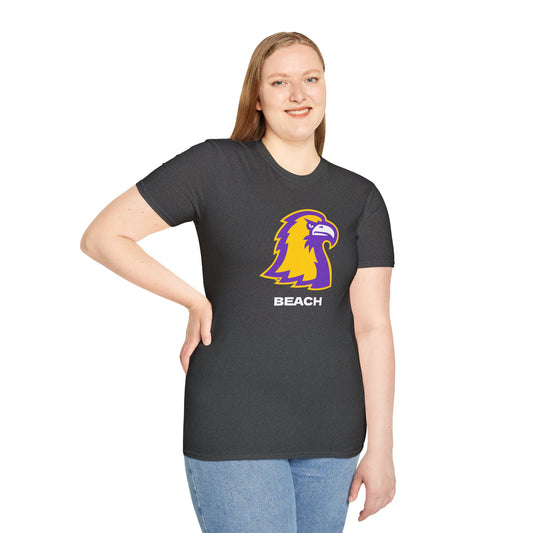 Beach Eagle Graphic T‑Shirt — 'TTU Beach' Vintage Logo Tee