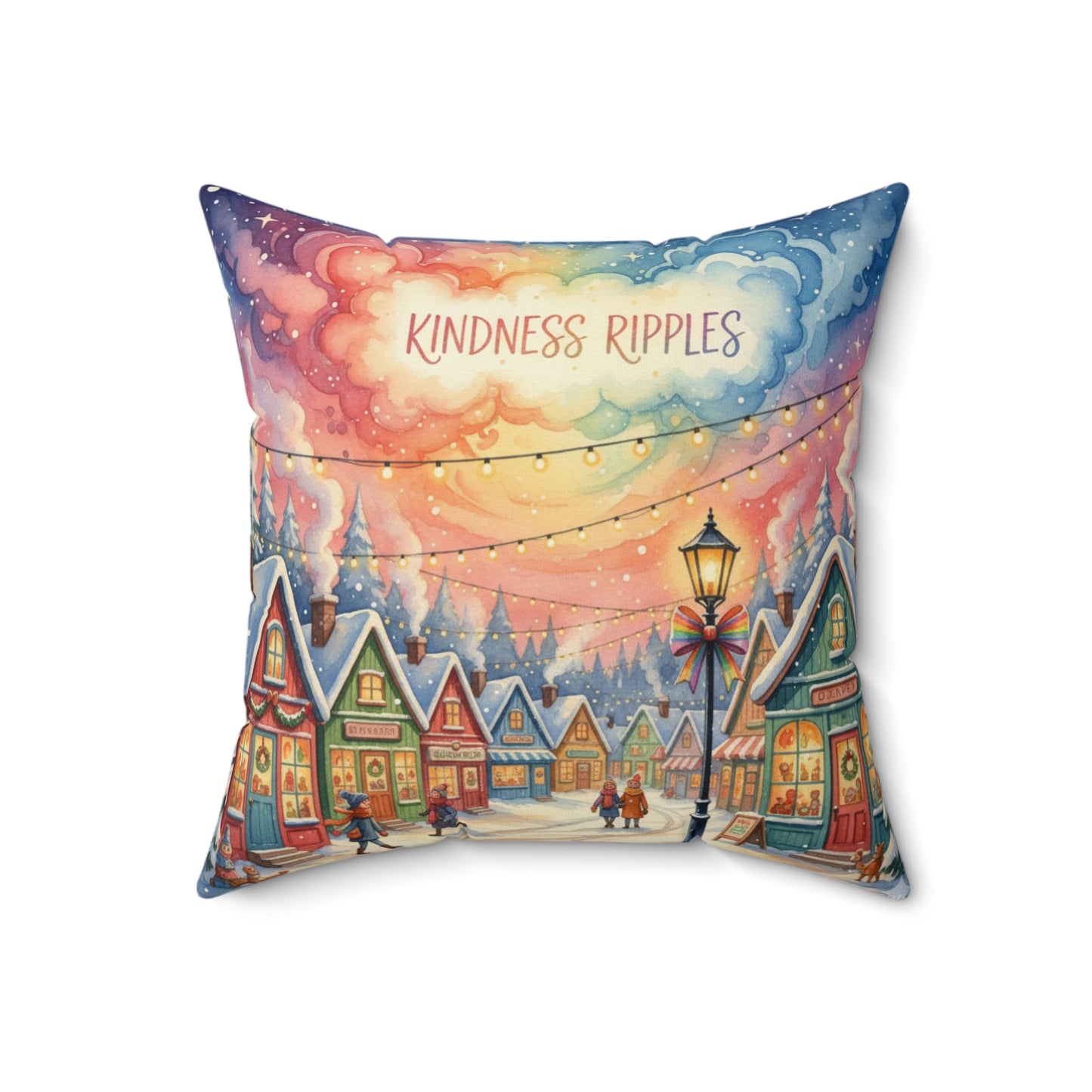 Kindness Ripples Decorative Pillow