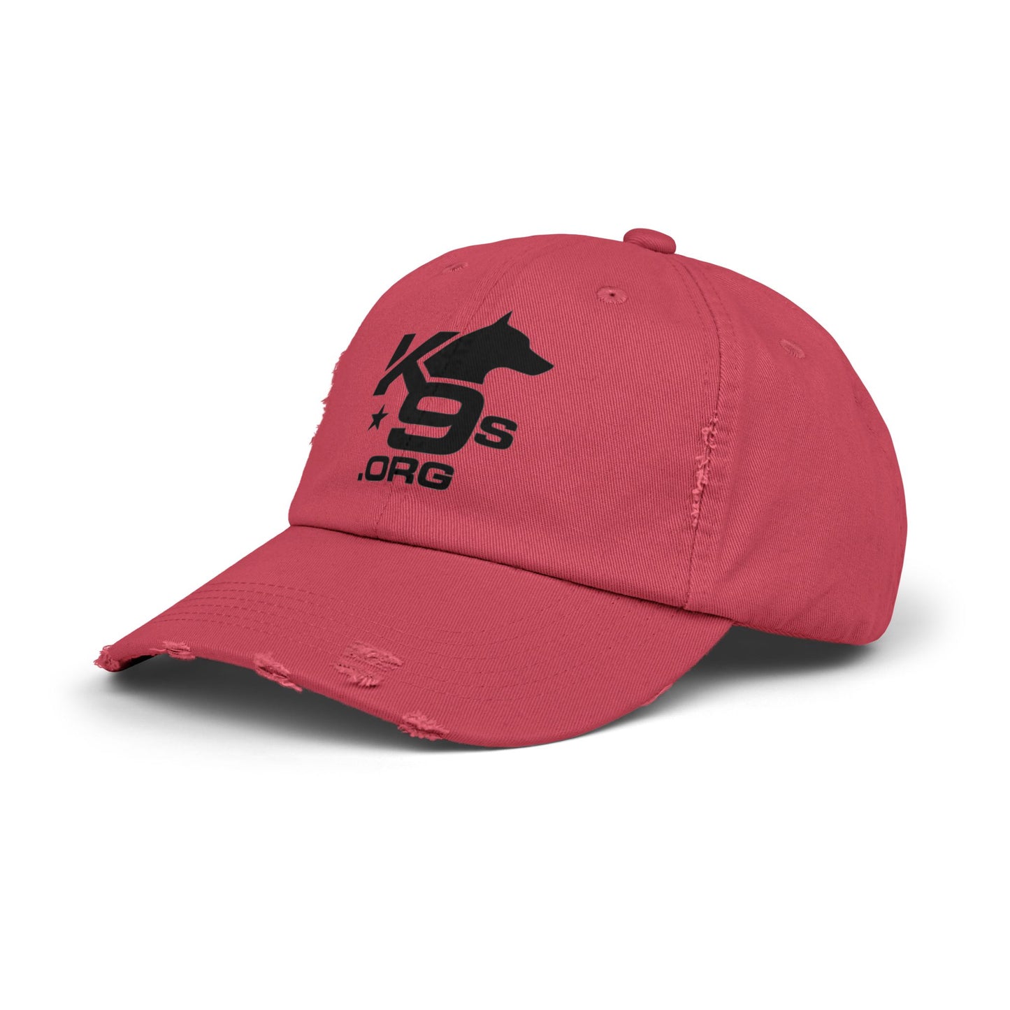 K9s.org Distressed Baseball Cap – Tactical Dog Rescue Logo Hat