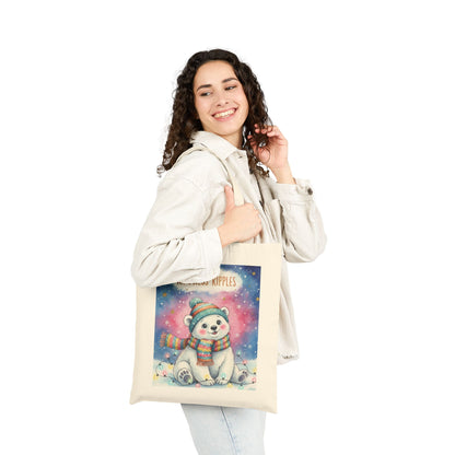 Cute Polar Bear Kindness Tote Bag