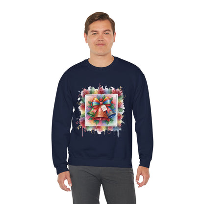 Christmas Bell Crewneck Sweatshirt | Festive Holiday Apparel