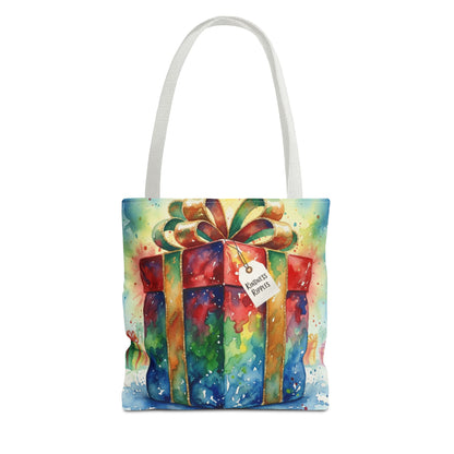 Colorful Gift Tote Bag - Perfect for Holidays & Celebrations -Simple message of Kindness - Reusable