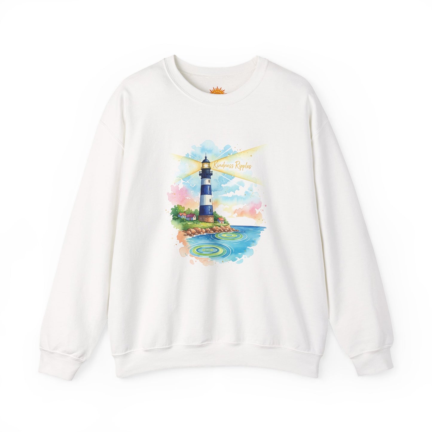 Lighthouse Serenity Crewneck Sweatshirt - Unisex Heavy Blend™