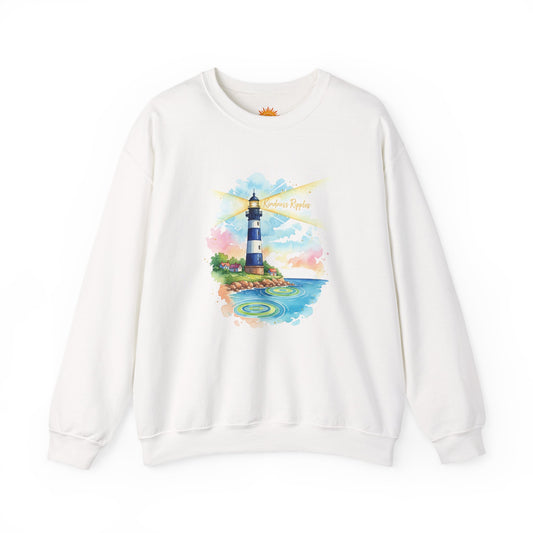 Lighthouse Serenity Crewneck Sweatshirt - Unisex Heavy Blend™