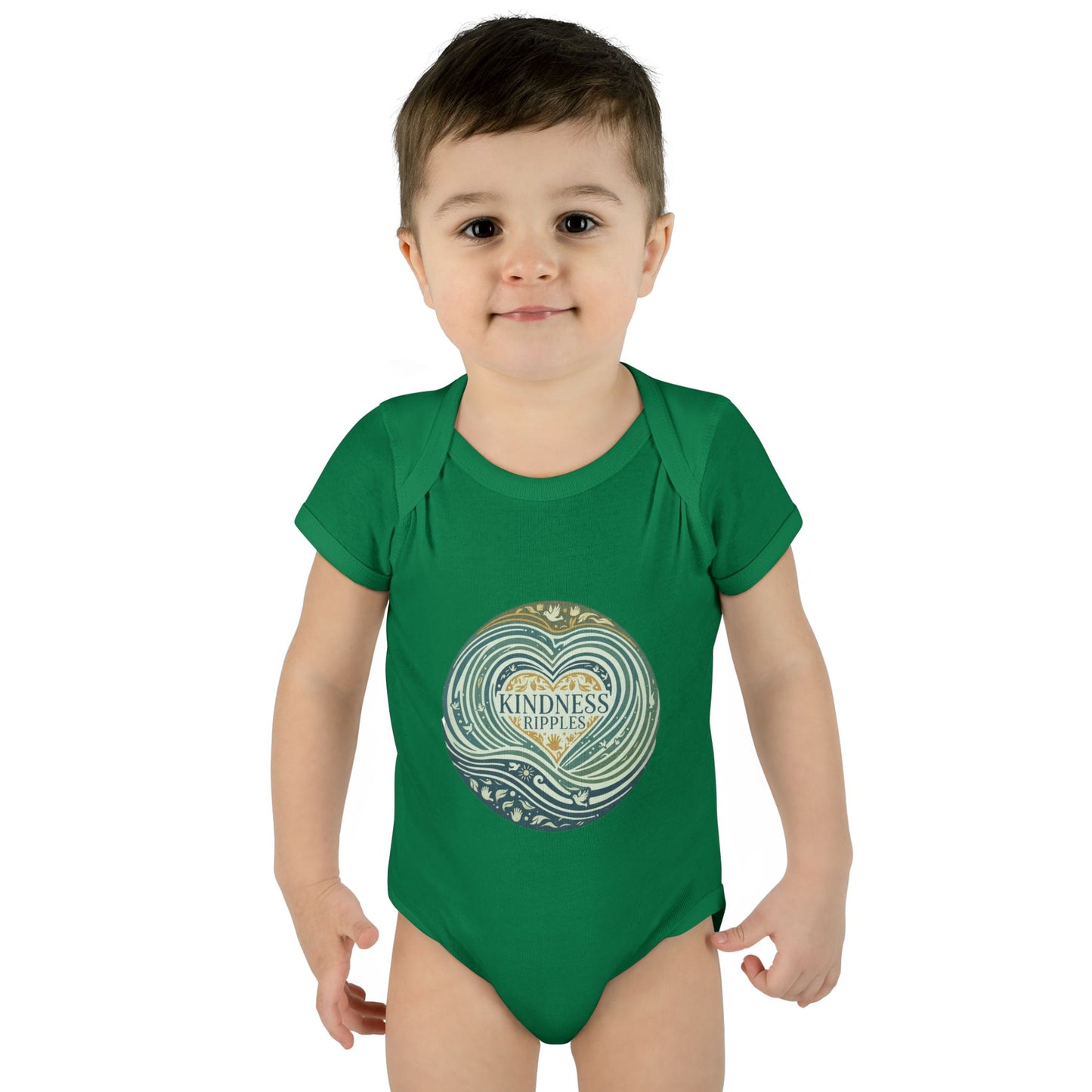 Kindness Ripples Infant Baby Bodysuit - Cute Baby Clothes for Newborns