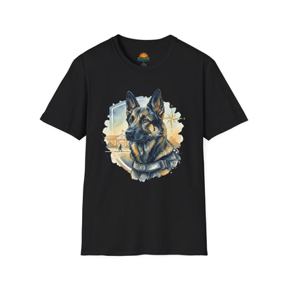 K9 German Shepherd Tribute T‑Shirt – Police Dog Memorial Tee - The Protector