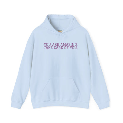 You Are Amazing Hoodie — Positive Message Dolly Sun Graphic Sweatshirt