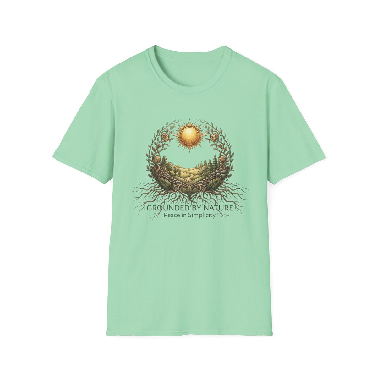 Nature Sunscape T-Shirt — Surrounded by Nature Graphic
