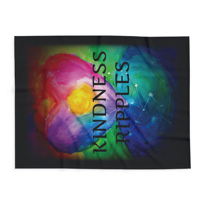 Fleece Blanket - Kindness Ripples Design