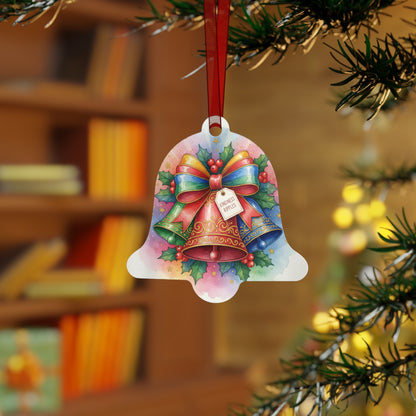 Christmas Bell Metal Ornaments - Festive Holiday Decor