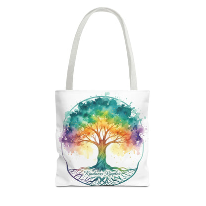 Colorful Kindness Tree Tote Bag