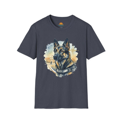 K9 German Shepherd Tribute T‑Shirt – Police Dog Memorial Tee - The Protector