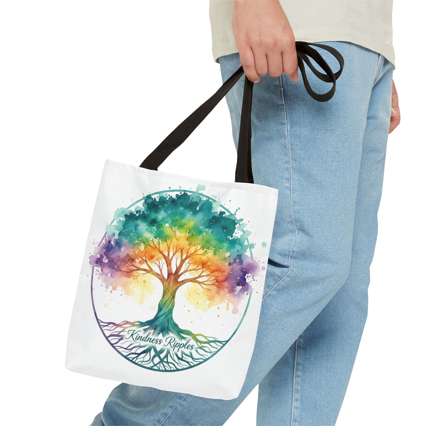 Colorful Kindness Tree Tote Bag