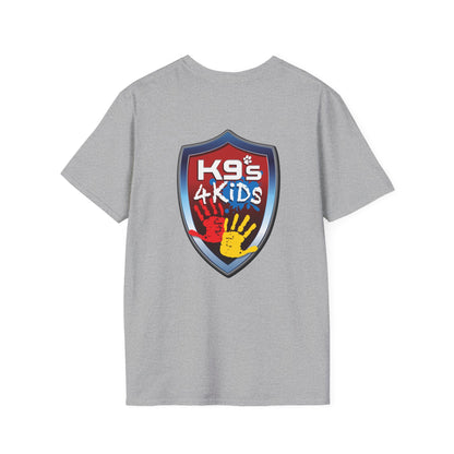 K9s.org Unisex T-Shirt with K9s4KIDs Logo Fundraiser Design
