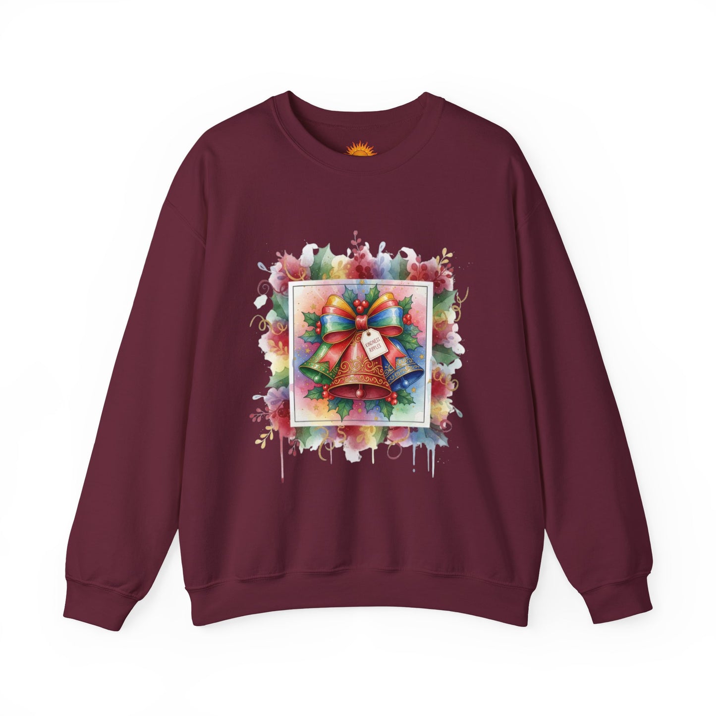 Christmas Bell Crewneck Sweatshirt | Festive Holiday Apparel