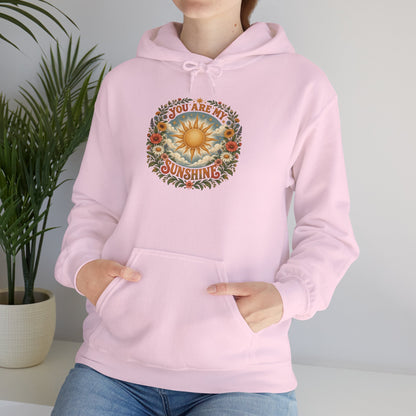 You Are My Sunshine Floral Hoodie
