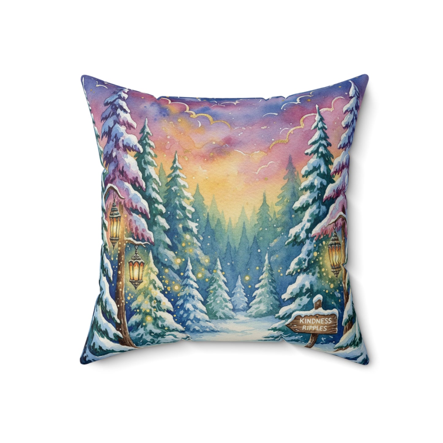 Winter Wonderland Square Pillow