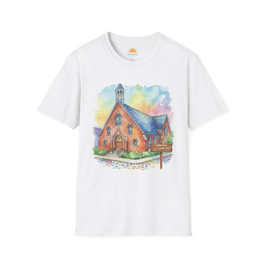 Watercolor Church Unisex Softstyle T-Shirt - Homage to the St. William Community