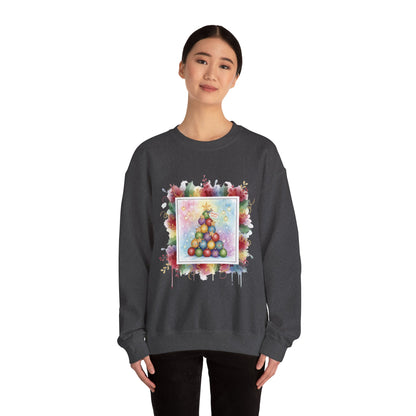 “Festive Ornaments” Unisex Crewneck Sweatshirt - Cozy Holiday Vibes