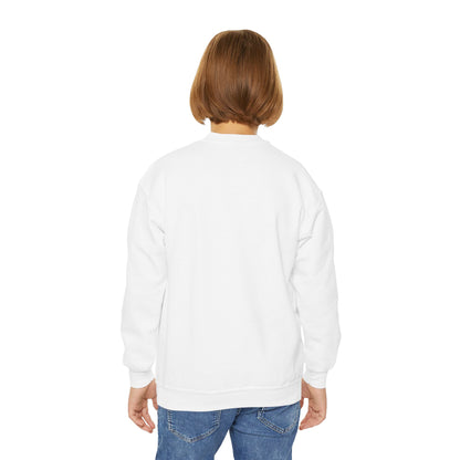 Cute Gingerbread Youth Crewneck Sweatshirt for Holiday Cheer